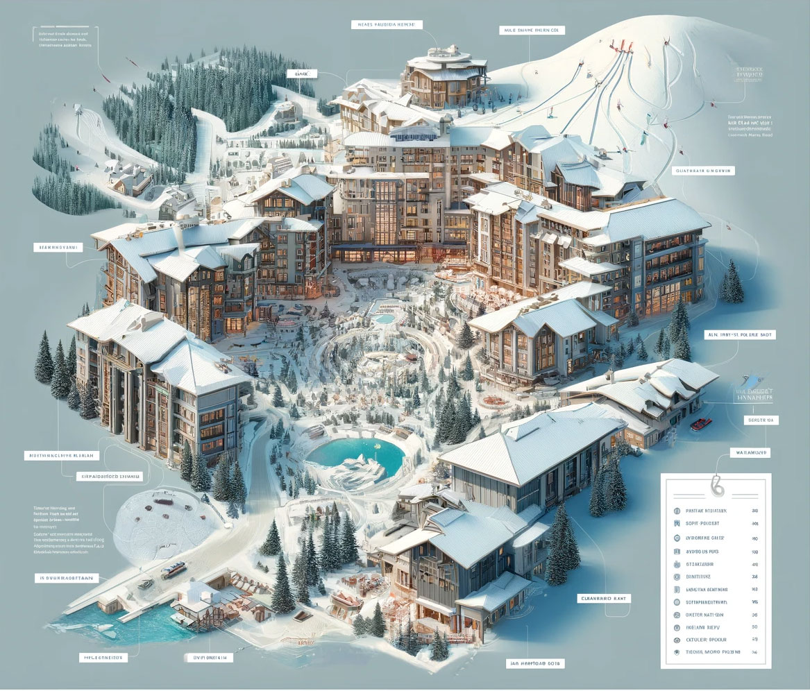 Map of the Copper Summit resort