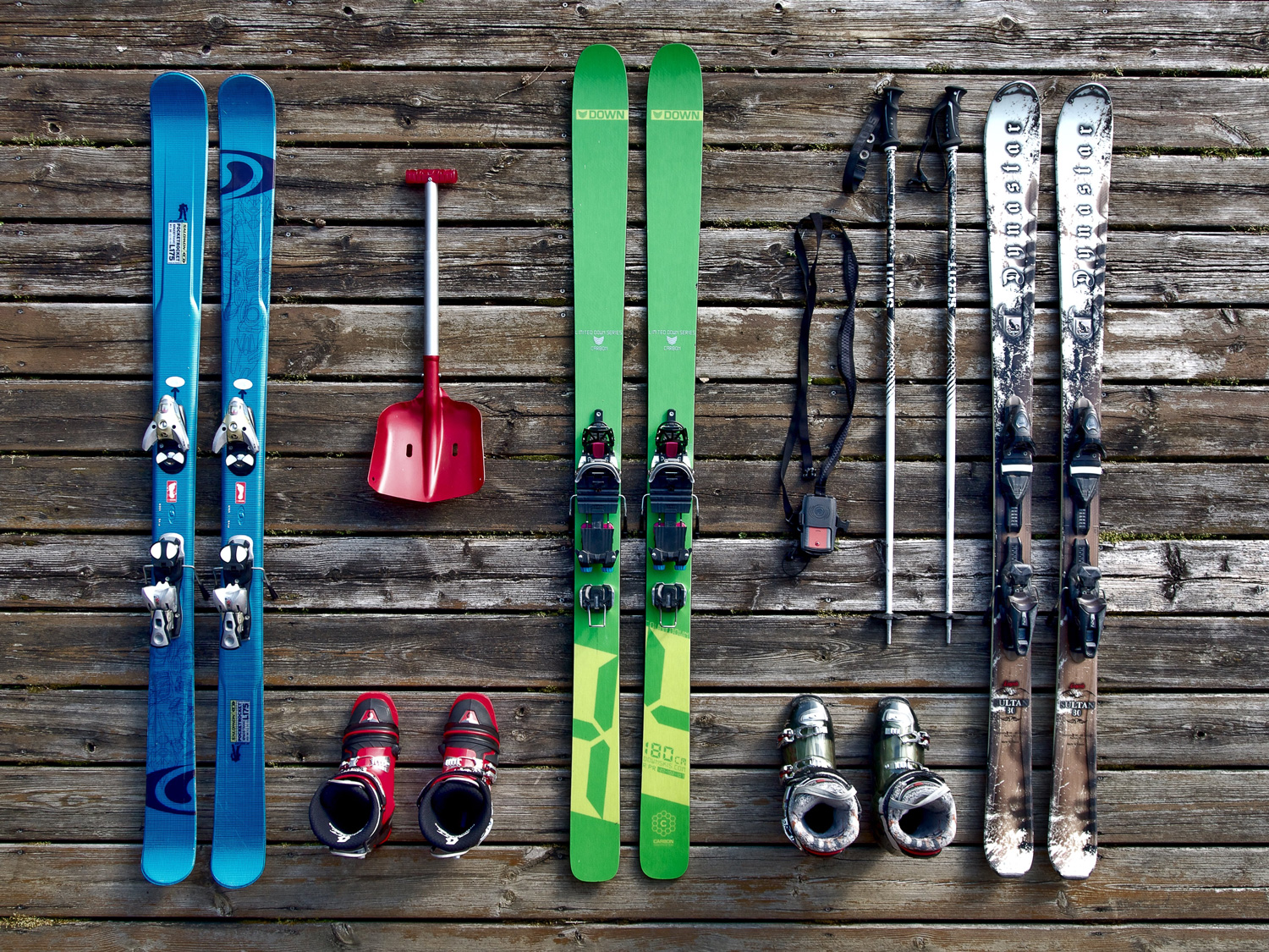 photo of ski equipment